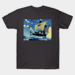 One Piece Going Merry / Flying Lamb Starry Night T-Shirt